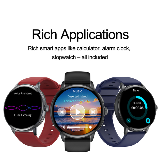 Et473 2026 New Smart Watch IP68 Waterproof AMOLED Heart Health Monitor Micro Physical Examination BT Call Electrocardiogram SOS