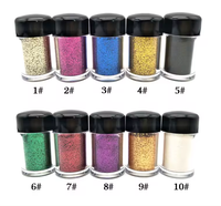 Fard à paupières poudre pailletée Logo personnalisé Fournisseur de fard à paupières à pigments libres