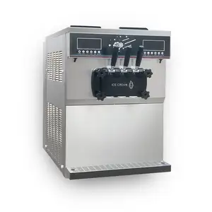 Hecho en China Precio de fábrica Máquina de helado suave de 3 sabores Máquinas comerciales para hacer helados a la venta