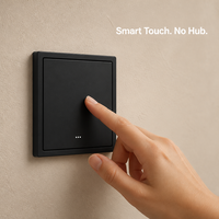 Interrupteur mural intelligent WiFi Tuya, norme européenne, tactile, 1, 2, 3, 4 voies, 100-240V, L+N, SmartLife, Google Home, CE, EAC