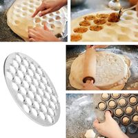 Machine à boulettes de ravioli en alliage d'aluminium avec 37 trous Coupeur de ravioli Machine à presser la pâte faite à la main pour outils de cuisson et de pâtisserie