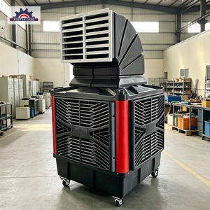 Enfriador de Aire Móvil de Frecuencia Variable de 2.2kw, Planta de Aire Acondicionado Industrial Refrigerada por Agua, Ventilador de Enfriamiento Individual - Product Image 4
