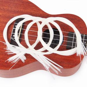 Dây đàn Ukulele Nylon lỏng lẻo dây đàn <span class=keywords><strong>guitar</strong></span> nhỏ màu trắng dây Ukulele Bộ đặc biệt - Product Image 2