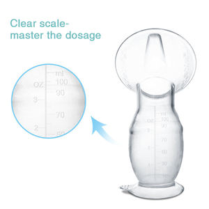 Tragbare manuelle Vollsilikon-Milch pumpe BPA-freie Hersteller handbuch Milch pumpe mit Deckel für Babynahrung produkte - Product Image 3