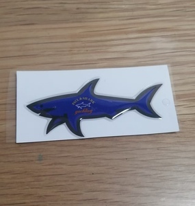 Nouvel Arrivage Blnieece PVC Étanche 3D UV Imprimé Mignon Style Italien Marine Requin Drapeau Design De Mode Autocollants Décoratifs - Product Image 5