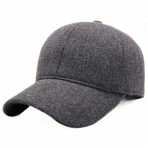 Nueva Gorra de Béisbol de Invierno para Hombres Mayores, a Prueba de Frío, con Diseño de Orejeras, Color Sólido, Informal, para Deportes al Aire Libre - Product Image 5