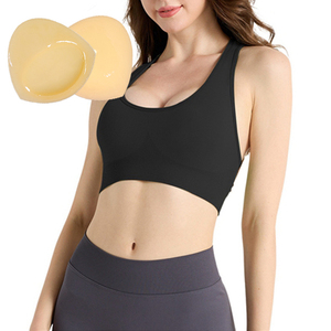 Coussinets de soutien-gorge adhésifs invisibles sans couture Sexy Offre Spéciale Inserts Insert de soutien-gorge collant Silicone Triangle Push up Coussinets de soutien-gorge - Product Image 1