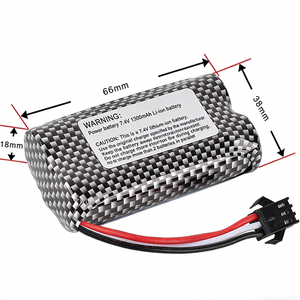 7.4V 1300mAh SM3P lithiumbatterij <span class=keywords><strong>3</strong></span>-pins horlogegevoelige twist-modelauto, gebaarafstandsbediening klimmen - Product Image 4