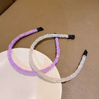 Offres Spéciales paillettes Bing cheveux cerceau cristal strass paillettes bandeau femmes cheveux accessoires