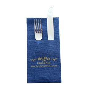 <span class=keywords><strong>Tovaglioli</strong></span> Blu Navy con Logo <span class=keywords><strong>Argento</strong></span>, <span class=keywords><strong>Tovaglioli</strong></span> Usa e Getta per Posate, Effetto Lino, <span class=keywords><strong>Tovaglioli</strong></span> in <span class=keywords><strong>Carta</strong></span> Airlaid - Product Image 5