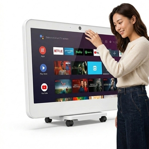 21.5 Inch White <b>Portable</b> Smart <b>TV</b> Android 15 HD1080 Touch Screen 6GB 128GB 15000mAh Built-in Camera OEM ODM <b>Portable</b> Interactive - Product Image 1