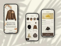 Kit de Interfaz de Usuario para Aplicaciones Móviles de Comercio Electrónico, Versión Internet, Plantilla de Tienda Virtual para Ropa de Moda en Stock, Linux//Mac