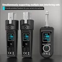 Système de microphone sans fil UHF, émetteur et récepteur sans fil XLR pour microphones dynamiques, mixeur audio, microphone filaire