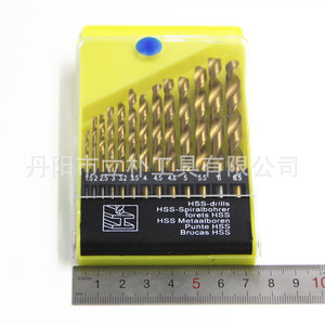 Hss Twist <b>Drill</b> <b>Bit</b> Set 1 To 10 Mm Gold Finish Metal Drilling Tools - Product Image 3