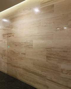 Azulejos de exhibición de mármol travertino beige chino de diseño moderno Superficie pulida para <span class=keywords><strong>encimera</strong></span> de Villa con 1 año de garantía <span class=keywords><strong>Precio</strong></span> <span class=keywords><strong>M2</strong></span> - Product Image 4