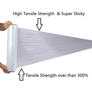 Stretch Film <b>Packaging</b> <b>Material</b> Moisture Proof Soft Casting Highly Stretchable Plastic Film Made in China - Product Image 2