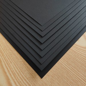 250g giấy kraft Đen nhà máy giấy bền kéo mạnh các tông đen để in bao bì một mặt tráng giấy thủ công hóa học - Product Image 4