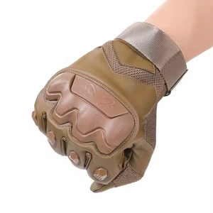 Guanti tattici in pelle antivento da uomo involucro duro in stile militare per tutte le stagioni per sport all'aperto invernali - Product Image 5
