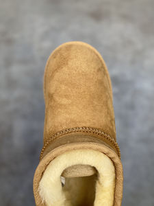 Bottes de neige chaudes marron de haute qualité bottes d'extérieur multifonctionnelles style designer logo personnalisable - Product Image 4