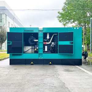 Fabrika fiyatı Powered By Cummins 6LTAA9.5-G1 280Kw 350Kva sessiz japonya Denyo dizel jeneratör seti