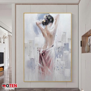 Belle Art Moderne Fait À La Main Sexy Fille Nude Peintures Haute Qualité Huile Peint À La Main <span class=keywords><strong>Portrait</strong></span> <span class=keywords><strong>Toile</strong></span> - Product Image 4
