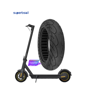 Superbsail 10*2.5 10 pouces <span class=keywords><strong>Ninebot</strong></span> <span class=keywords><strong>Max</strong></span> G30/Zero 10 Scooter électrique Tubeless pneu solide pour pneu en caoutchouc résistant à l'usure antichoc - Product Image 1