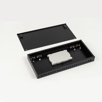Panel Patch Fiber Optik 19 Inch 1U 24 Port LC Rak Mount ODF Distribution Frame Full Loaded Fiber Optik SC LC Patch Panel