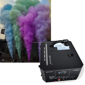 Machine à fumée colorée professionnelle 2000W avec contrôle DMX, machine à brouillard coloré, machine à jet pour révélation du sexe, festival, mariage - Product Image 3