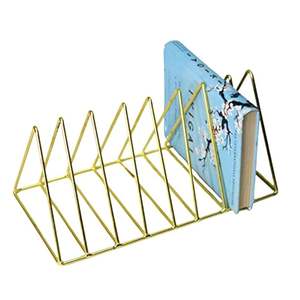 Escultura de soporte de metal con revestimiento suave de primera calidad para mesa de estudio, estante para aula, sala de lectura, estética disponible al mejor precio - Product Image 2