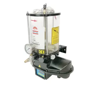 Commande de minuterie de pompe à graisse électrique 1-5 sorties pompe à graisse automatique avec contrôleur de niveau de liquide pour système de lubrification central