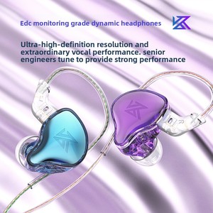 Cuffie In-ear Cablate HIFI KZ-EDC con Interfaccia da 2.5mm, Prodotte in Cina, Alta Qualità Audio, Bassi Potenti, per Gaming, Smartphone e Computer - Product Image 2