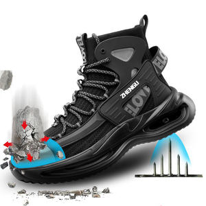 Chaussures de sécurité de travail en acier de haute qualité Dian Sen, baskets décontractées respirantes et légères pour hommes, chaussures de sport de haute qualité pour hommes - Product Image 2