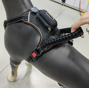 LINLI充電式照明付き犬用ベストハーネス小中大型犬用調節可能なLEDライトアップ犬用ハーネスうんちバッグ付き - Product Image 3