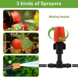 Sistema de Riego por Goteo de 30 Metros, Kit de Riego Automático para Jardín y Plantas de Exterior con Aspersor Ajustable de PVC Plástico Fácil de Instalar - Product Image 4