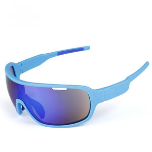 <span class=keywords><strong>Lunettes</strong></span> de vélo de montagne de haute qualité, monture rouge intégrale en TR90, légères, protection UV, semi-cerclées, pour le sport et le VTT - Product Image 5