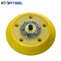EVERTOOL Plaque de ponçage sans poussière de 125 mm (5 pouces) pour disques de ponçage auto-agrippants, accessoires pour outils électriques