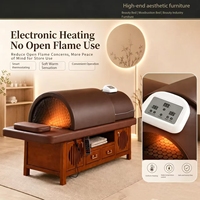 Table de massage automatique infrarouge sans fumée pour moxibustion, design chinois, pour salon commercial, éponge haute densité, entrepôt, école