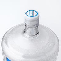 Tapas de Botella de Plástico de 18L 19L 20L de Calidad Premium, Libres de BPA, para Botellas de 5 Galones con Película Desechable, Agua Mineral para Beber, Etiqueta Personalizada