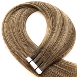 Extensions de cheveux naturels chinois à bandes adhésives, trame simple, cuticules alignées, double tirage, prix usine 2026 - Product Image 3