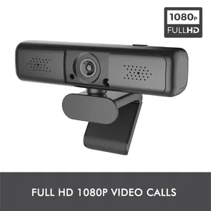 Webcam HD 1080P Web Máy Ảnh Video Trò Chuyện Ghi Âm Máy Ảnh USB Với HD Mic Với Microphone Cho Máy Tính PC