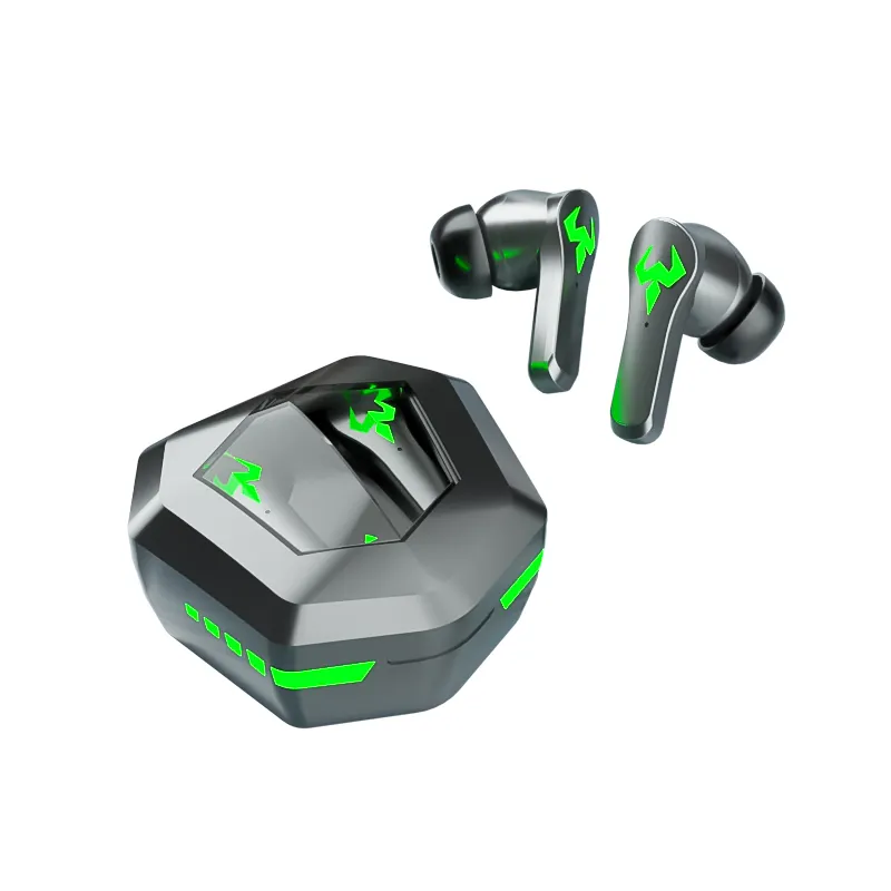 Oem True Wireless Gaming Headset Noise Reduction TWS Gaming Earbuds Bluetooth Earphone