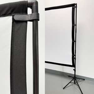 Pantalla de Proyección Portátil de 100 Pulgadas con Soporte, 16:9 HD 4K, Sin Arrugas, para Interiores y Exteriores, Cine en Casa, Jardín - Product Image 5