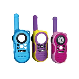 다채로운 미니 워키토키 블루 퍼플 핑크 키즈 Wailkie 10 링 통화 어린이 휴대용 라디오