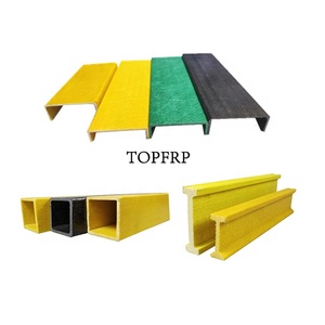 วัสดุคอมโพสิตไฟเบอร์กลาส โปรไฟล์พัลทรูชั่น FRP - Product Image 1