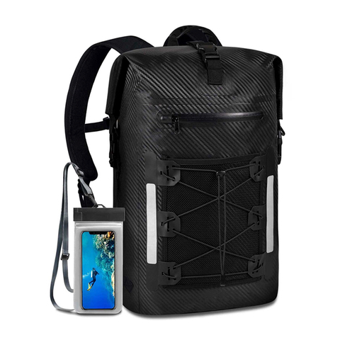 HAIHAN Custom Design Waterproof Dry Bag Backpack for Boating Kayaking Rafting Cycling PVC Beach Swimming Bag
