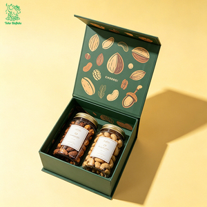 Caja Ecológica con Cierre Magnético para Envasado de Frutos Secos, Caja Rígida Plegable para Regalos de Alimentos Saludables, Venta al por Mayor - Product Image 1