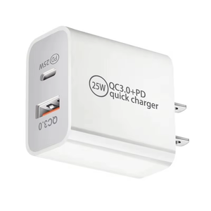 Harga grosir asli ponsel pengisian cepat 1 USB 1 Tipe C <span class=keywords><strong>12v</strong></span> <span class=keywords><strong>25w</strong></span> 20w adaptor daya - Product Image 2