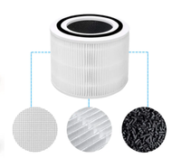 H13 OEM meilleur purificateur d'air filtre hepa pour noyau de filtre levoit 300 pièces de filtre hepa de remplacement