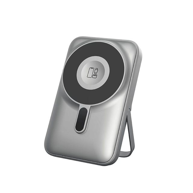 OEM 3 1 High Capacity 10000mAh Magnetic Foldable Wireless Charger Power Bank Built-in Cables 27W Fast Charging Type-C Power