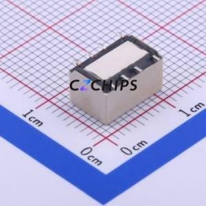 HFD4/12-SR Signal Relay SMD,6.5x10mm Relay 12V 2 Changeover: 2C (DPDT-Changeover)::: 8 1A-30VDC/300mA-125VAC - Product Image 2